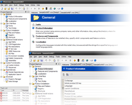 Screenshot of WiXAware for Windows Installer XML